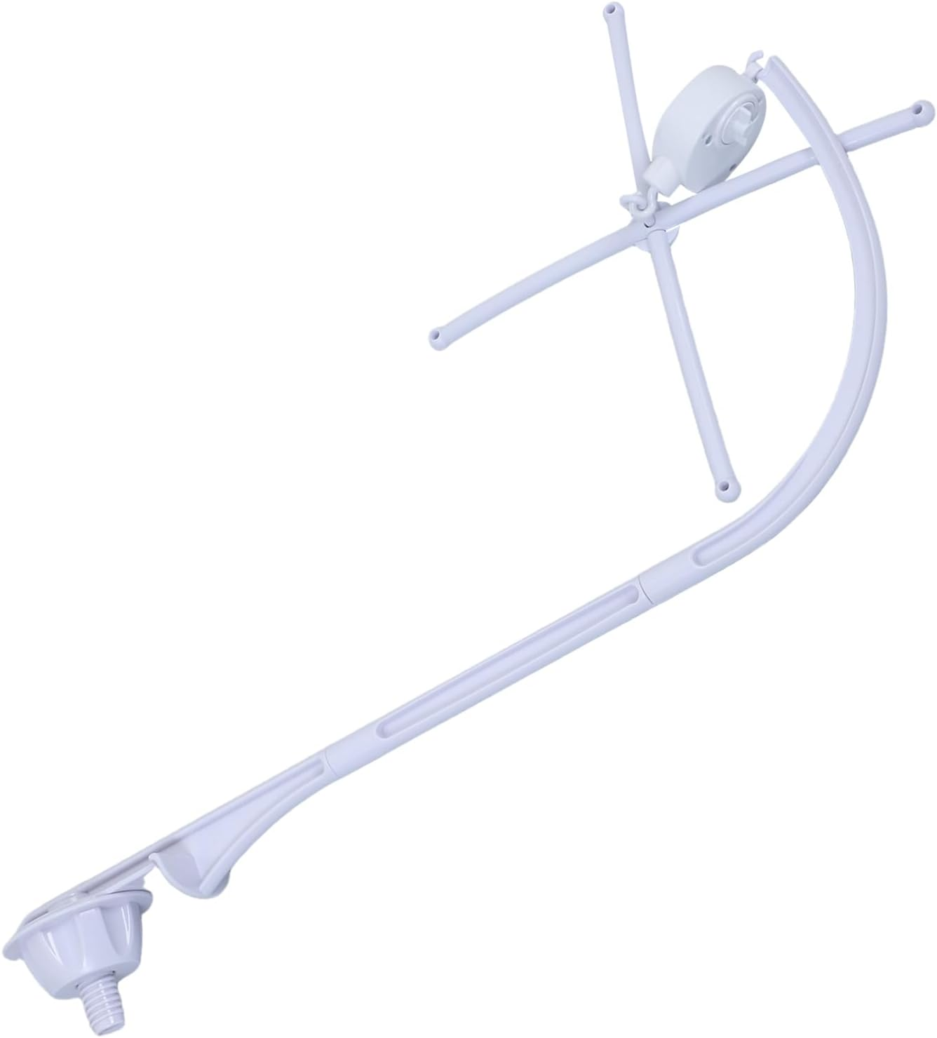 YARNOW Height Adjustable Mobile Arm for Crib Secure and Stable Clamp Easy to Install Compatible with Most Cribs Supports Baby Mobiles Bed Bell Toy Bracket image number 6