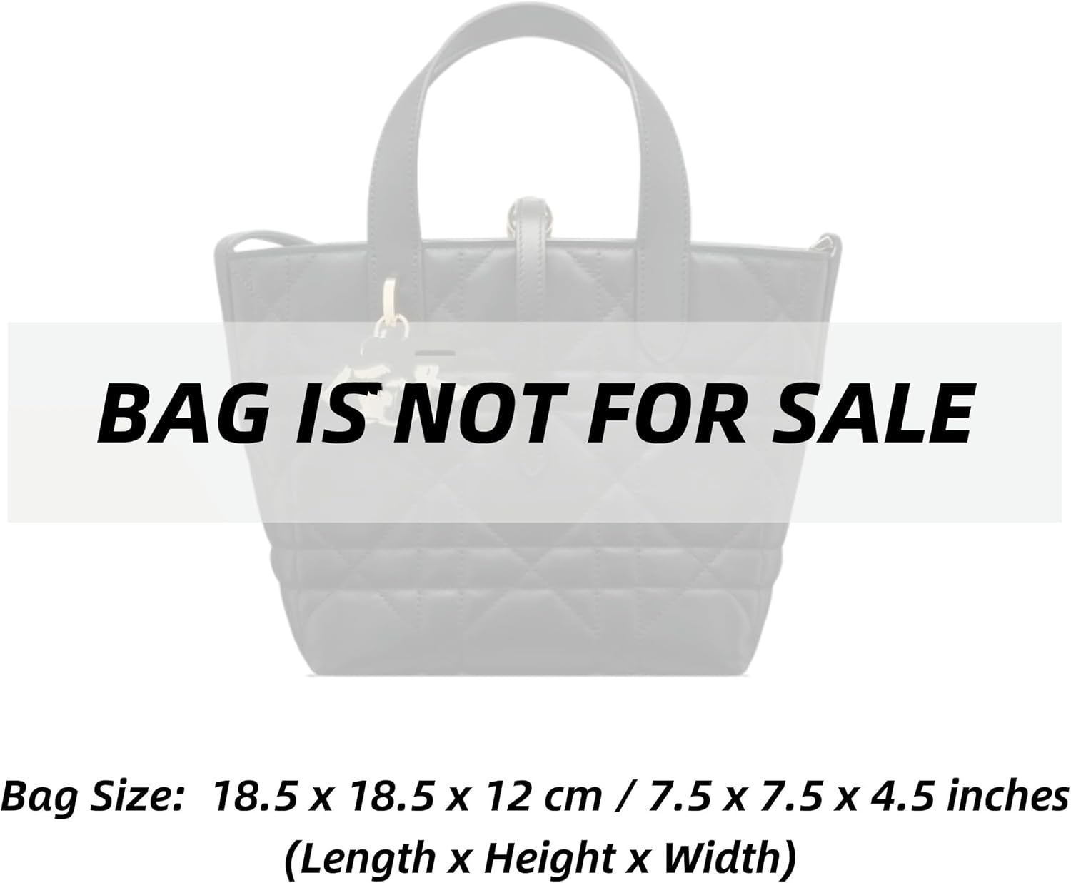 Xoppia Bag Organizer Compatible with Dior Small Toujours Vertical Bag. Felt Insert for Handbag. Bag Liner for Women Tote Bags. (Black, Style A: Exposure) image number 2