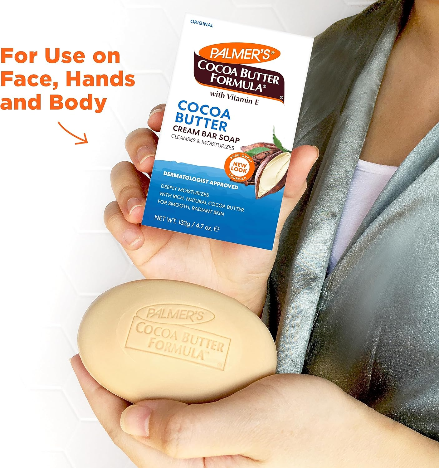 Palmer'S Cocoa Butter Formula with Vitamin E, Daily Skin Therapy Formula Cream Soap, 3.5 Oz. (Pack of 12) image number 2