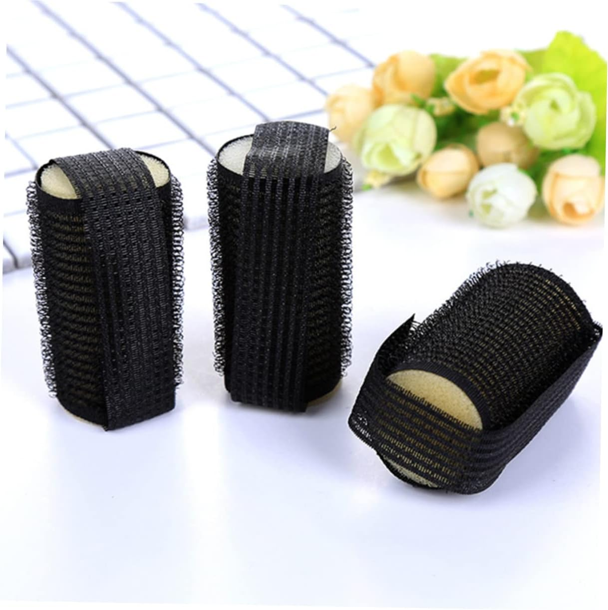 BIUDECO 12Pcs Heatless Sponge Rollers for Self Holding Hair Rollers for Sleeping image number 6