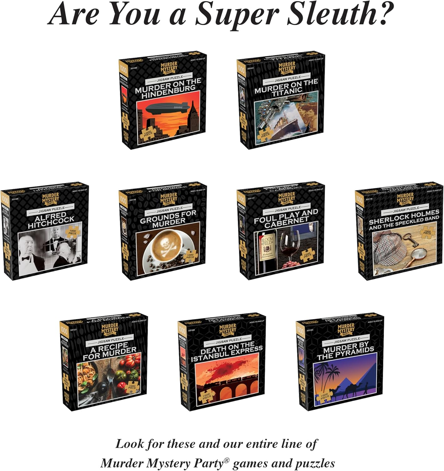 Bepuzzled Orient Express 1000-Piece Mystery Puzzle &ndash; Solve Poirot'S Case, Murder Mystery Challenge for Adults & Teens image number 4