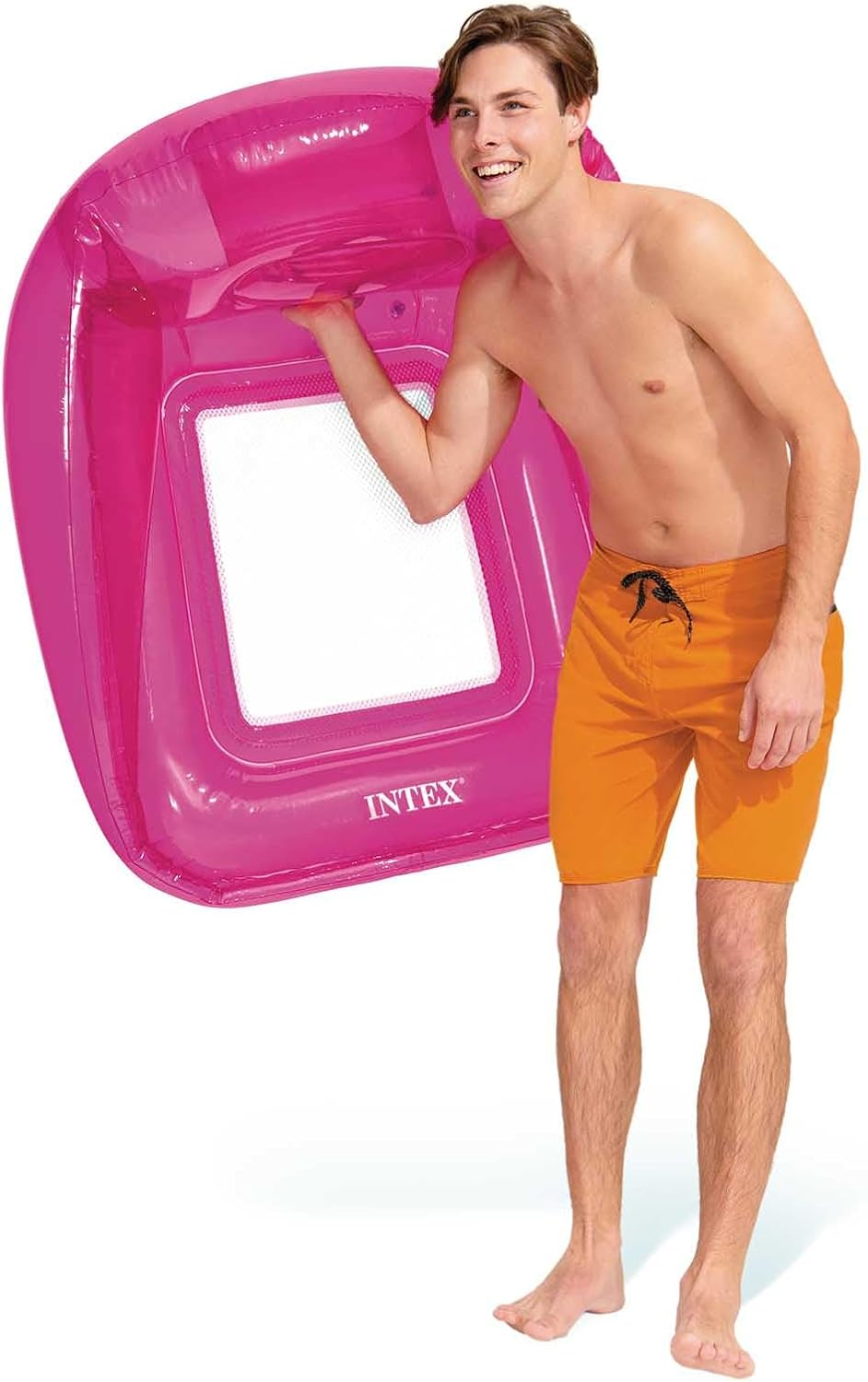 INTEX 56802EU - Transparent Pool Lounges, Assorted Colours, 1.04Mx1.02M image number 1