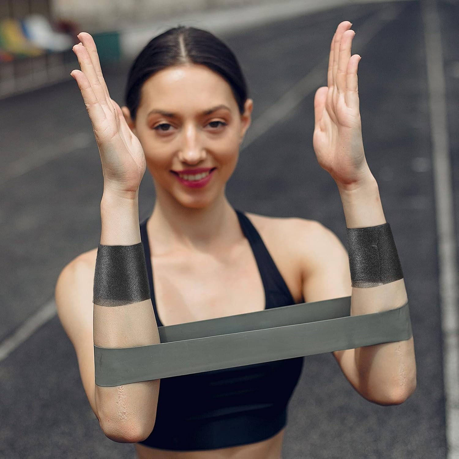 BBTO 3 Pieces Foam Underwrap Sports Pre-Wrap Athletic Tape, 2.75 Inch by 30 Yards (Black) - Black image number 2