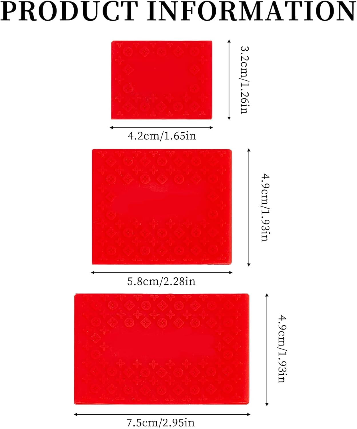 NICENEEDED Non-Slip Clipper Grip Silicone Sleeve Covers for Hairdressers Professional Hairdressers Clipper Bands Heat Resistant Hair Grippers Pack of 3