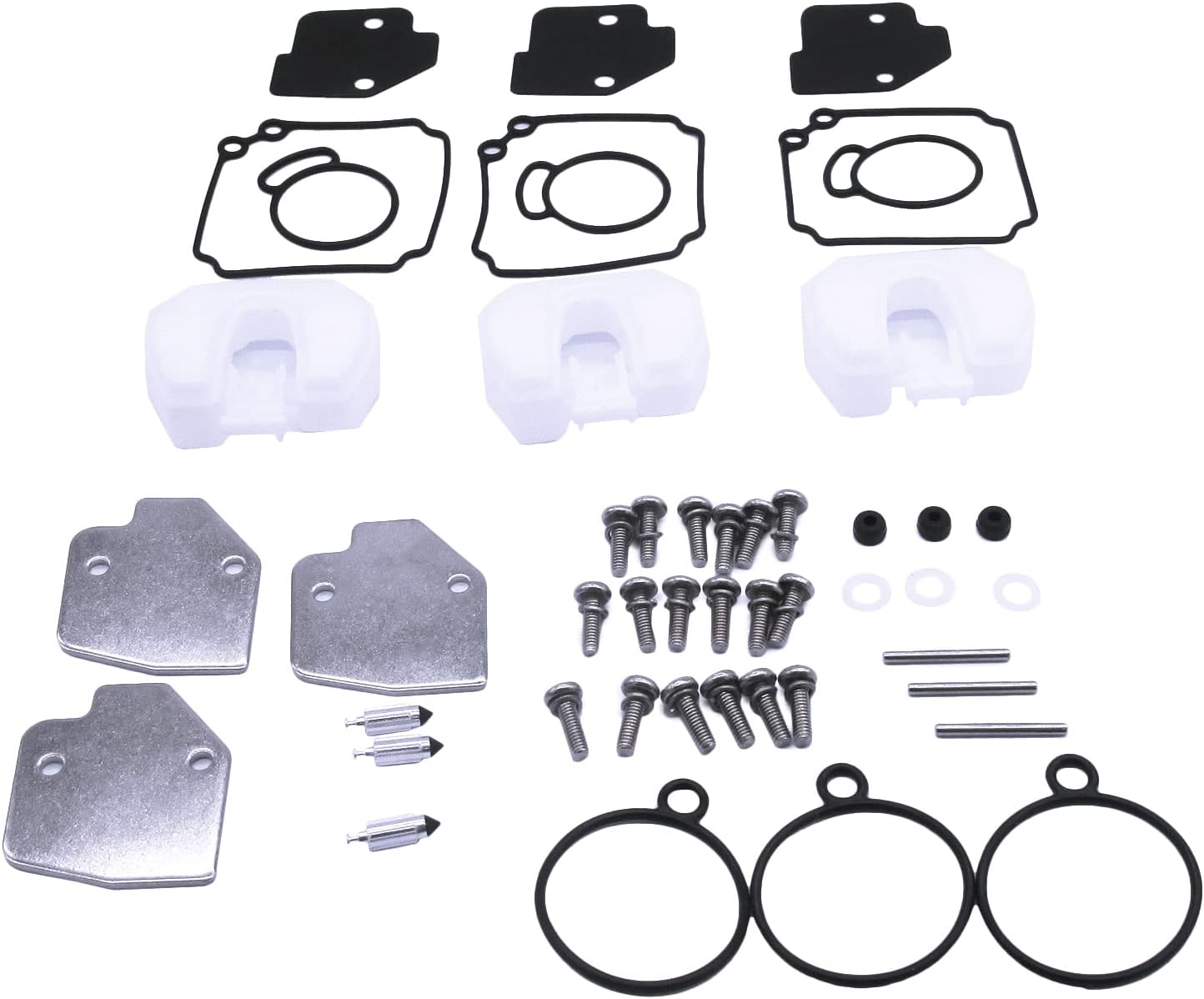 Boat Engine 3C8-87122-2 3C8-87122-1 3C8-87122-0 3C8871222 3C8871222M 3C8871221 3C8871221M Carb Carburetor Rebuild Repair Kit for Tohatsu for Nissan 40HP 50HP M40D2 M50D2 MW50D2 MX50D3 Outboard Motor image number 3