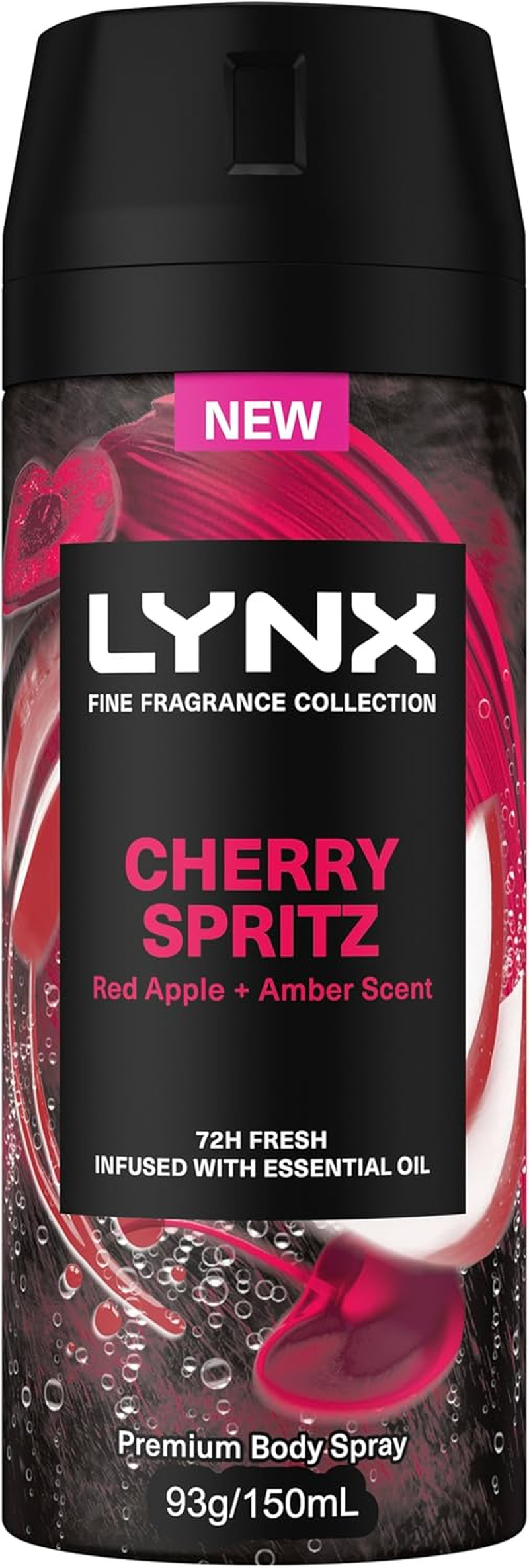 LYNX Fine Fragrance Collection Cherry Spritz 72H Premium Body Spray 150 Ml image number 6