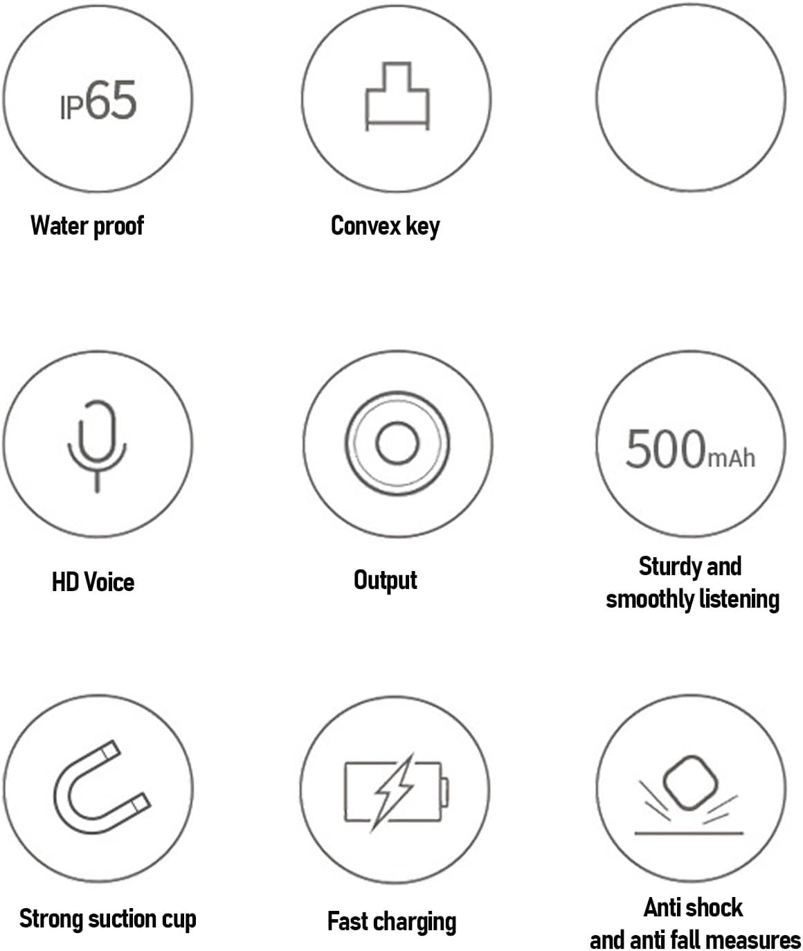 Jectse Bluetooth Shower Speaker with Suction Cup, IP65 Waterproof, Built in Microphone, Wireless Travel Speaker for Bathrooms Swimming Pools Beaches Parties image number 2