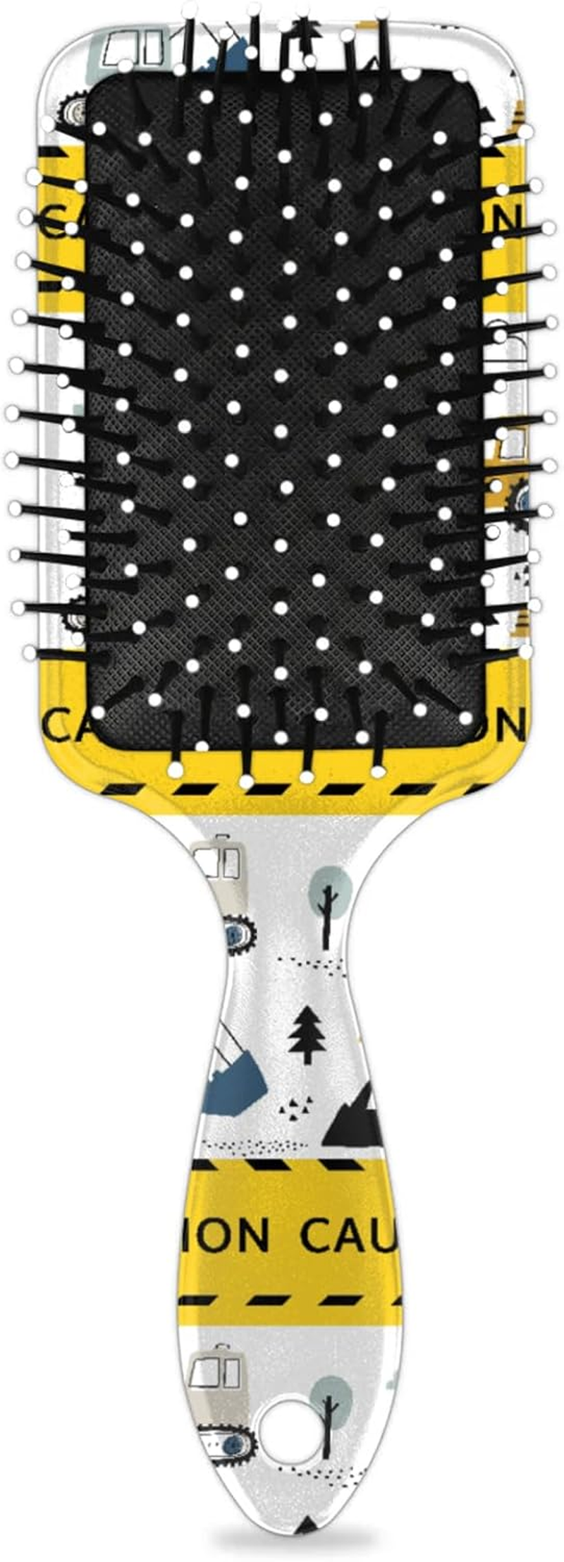 Kids Hair Brush for Boys Girls Toddler - Detangler Hairbrush for Wet Dry Thin Long Curly Hair Pain-Free Comb Glide through Tangles with Ease and Massage Scalp (Transportation Trucks) image number 4