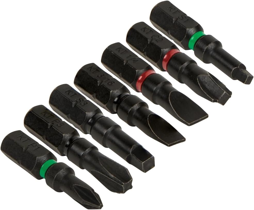 KLEIN TOOLS PRO IMPACT POWER BITS ASSORTED 7-PACK image number 1
