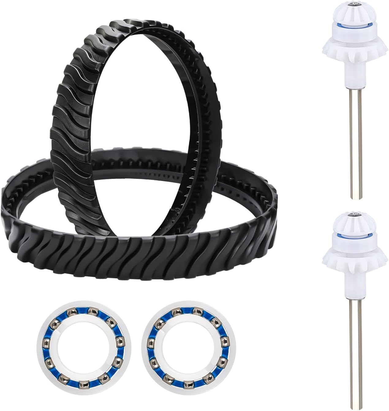 PEUTIER Pool Cleaner Parts, 6Pcs Pool Cleaner Drive Shaft Rebuild Kit Replace Partial Tune up Kit Fit for Zodiac MX8 MX6 Elite Pool Cleaners, Easy to Install and Long-Lasting image number 2