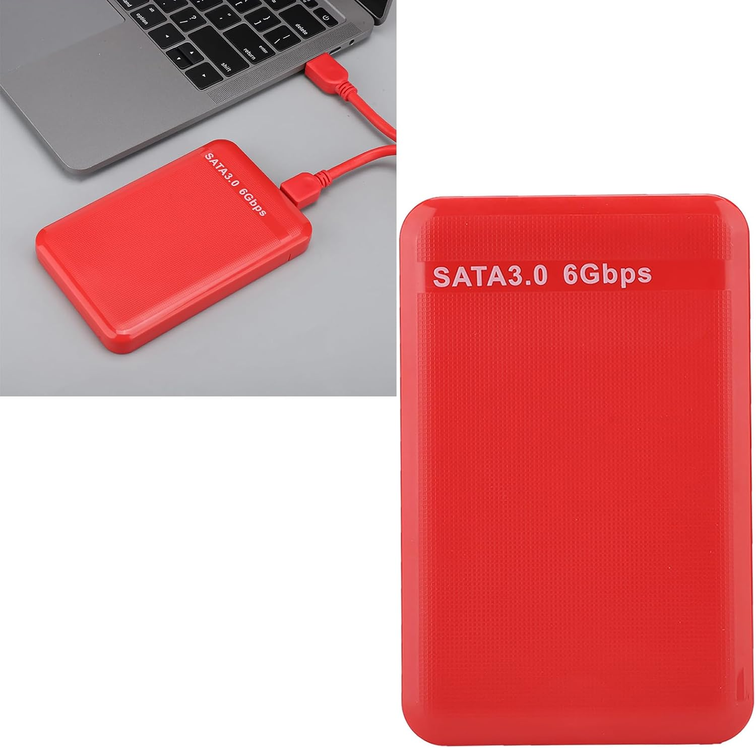 HDD HDD of 6 GBPS High Speed for HDD of 2.5 Inches I/II/III, Admits 6TB SSD, Hot Plug and Reproduction for Technology Enthusiasts (Rastkyc53F2Ksu1W-03) image number 3