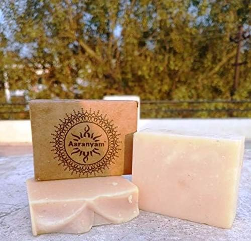 Aaranyam Natural Herbal Organic Pure Papaya Soap Bar-Men-Women-Skin Brightening-Extra Hydrating image number 2