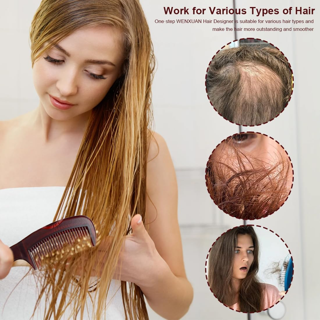 OUDQFCJ Dandruff Comb Dandruff Comb Dandruff Comb Dandruff Comb Fat and Dirt Self-Cleaning Scalp Detox Comb Energy Massage Scalp for Men and Women Pack of 2