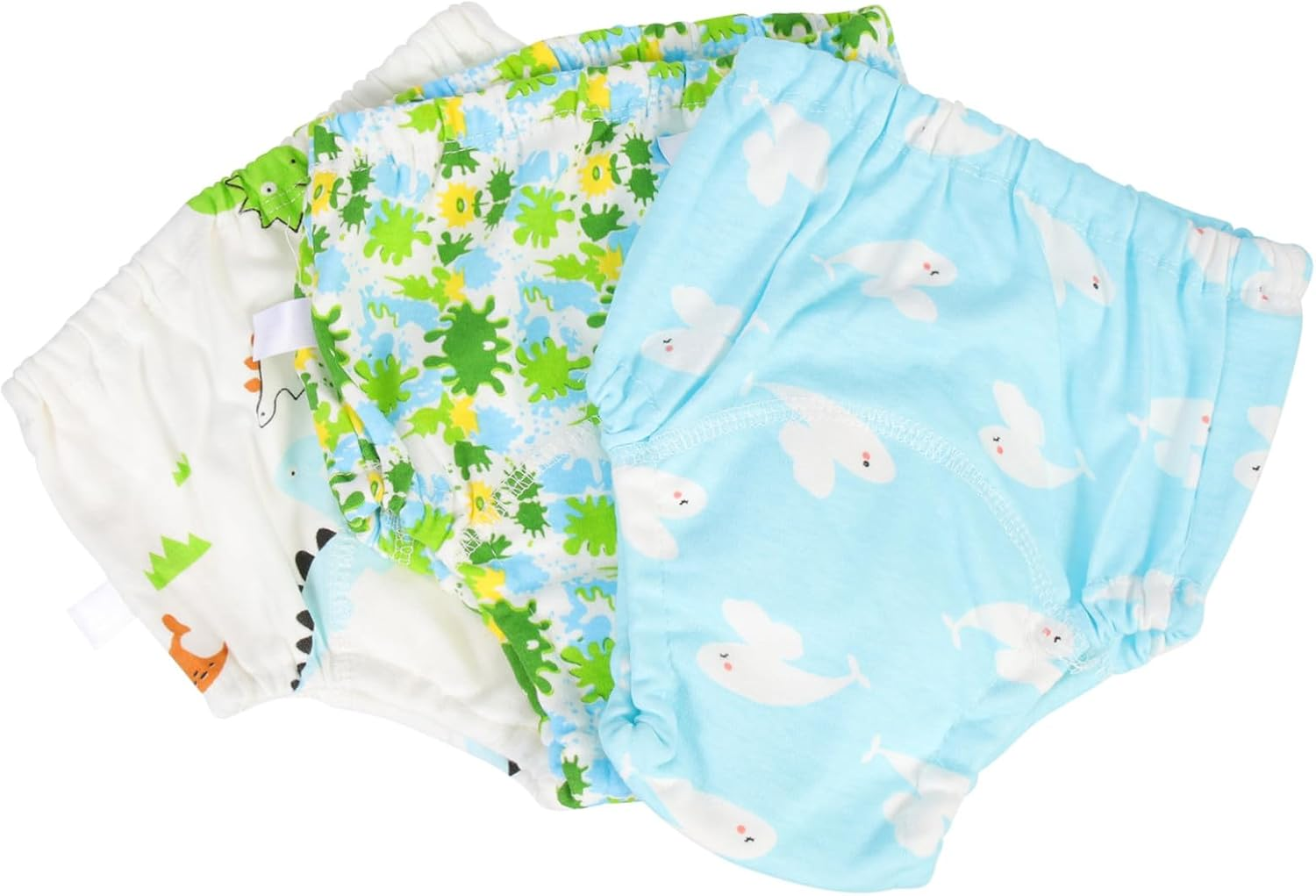 SHERCHPRY 3Pcs Reusable Swim Diaper Breathable Washable Swim Pants for Boys Comfortable Training Underwear image number 1