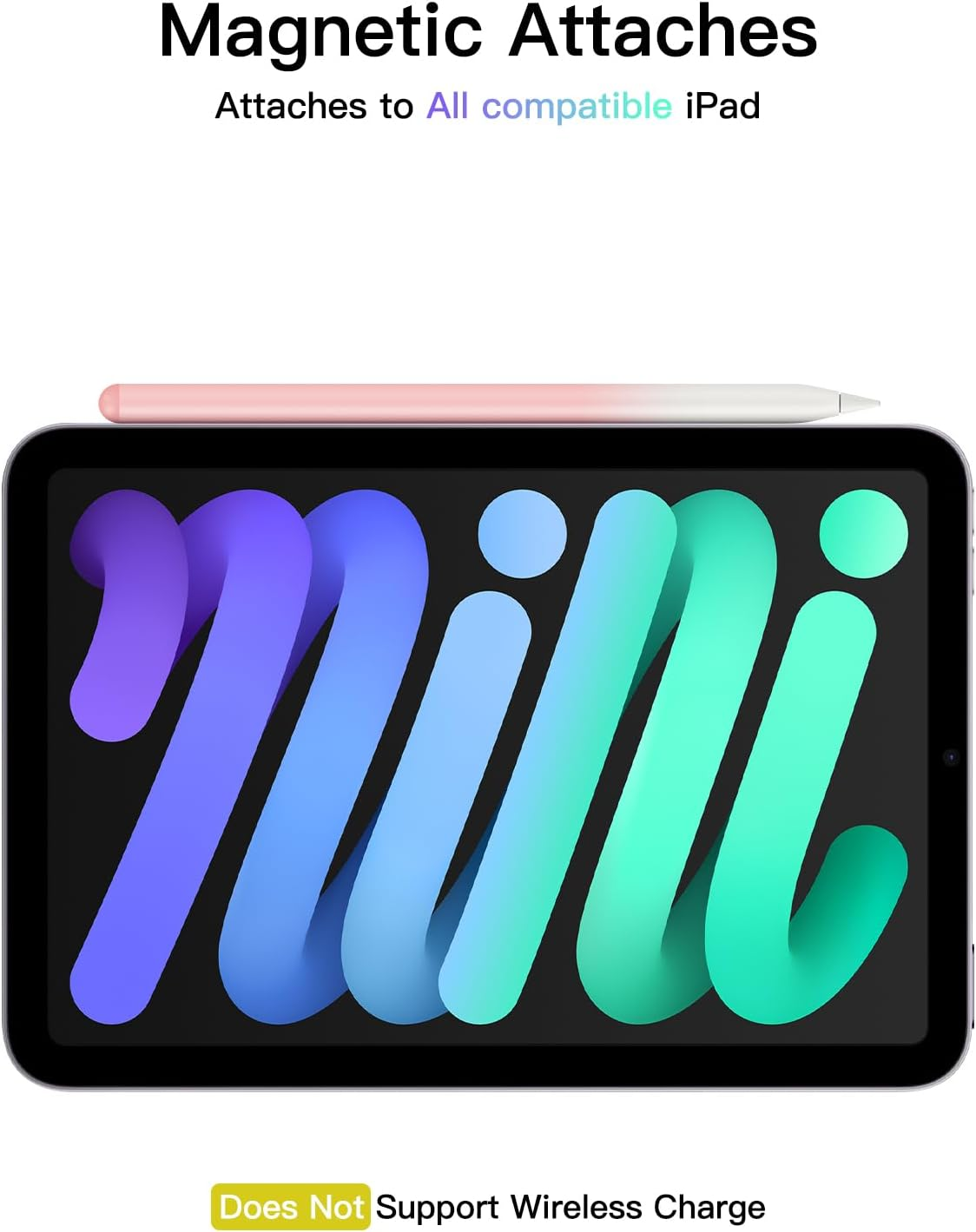 Stylus Pen for Ipad 2018-2025, USB-C Fast Charging Pencil, Pixel-Perfect Tilt Sensitivity for Ipad 11/10/9/8/7/6/A16, Ipad Mini 7/6/5, Ipad Air M3/M2 11"/13"/5/4/3, Ipad Pro M4 13"/12.9&Prime;/11&Prime; (Pink) image number 3