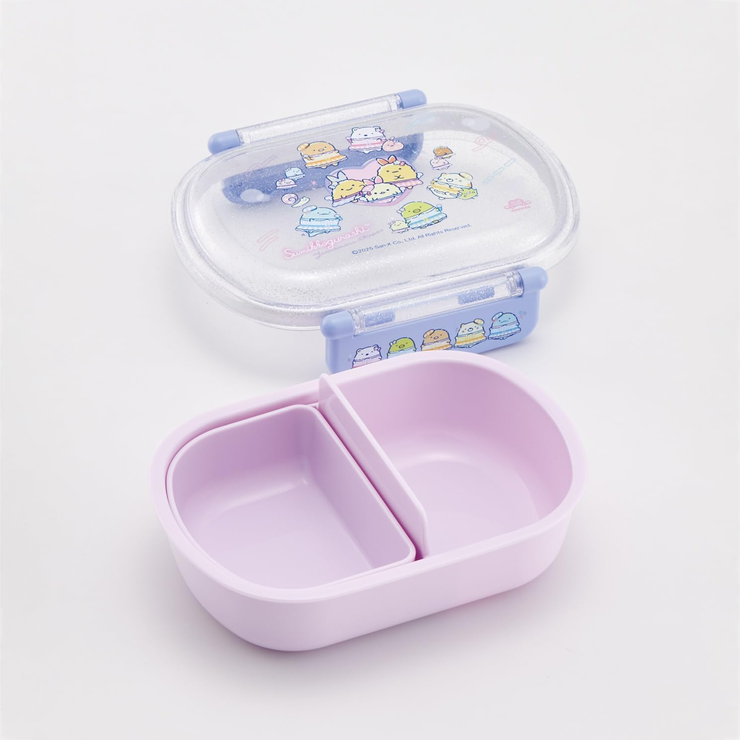 Skater QAF2BA-A Children'S Bento Box, Fluffy Serving Lunchbox, 1 Tier, 12.2 Fl Oz (360 Ml), Made in Japan, Dishwasher Safe, Microwave Safe, Sumikko Gurashi, Dream Tail image number 4