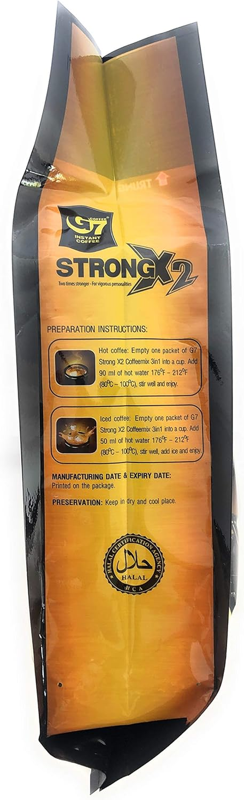 Trung Nguyen G7 3-In-1 Strong X2 Instant Premium Vietnamese Coffee, Coffeemix 24 Sachets X 25G (600G) image number 1