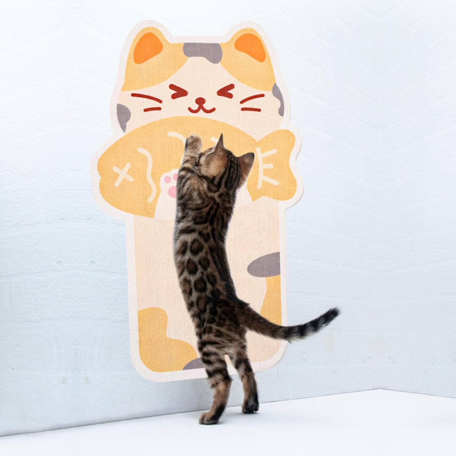 ARONRAVE Cat Scratching Mat, Adorable Kitten Design image number 2