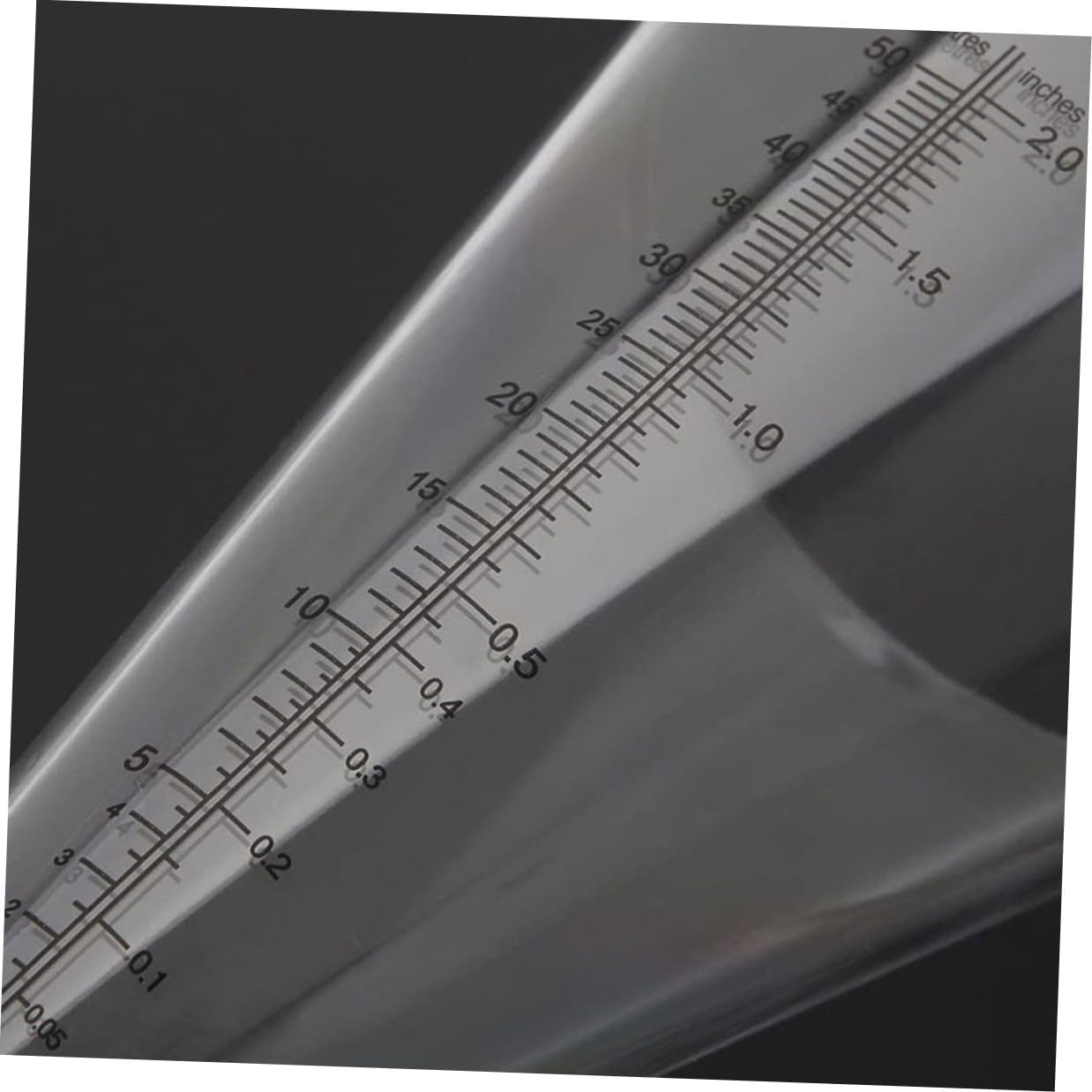 Bestonzon 3Pcs Clear Conical Rain Measuring Cups with Ground Stake Design Transparent Graduated Rain Gauge for Garden Agriculture and Meteorological Use Accurate Outdoor Water Measurement image number 6