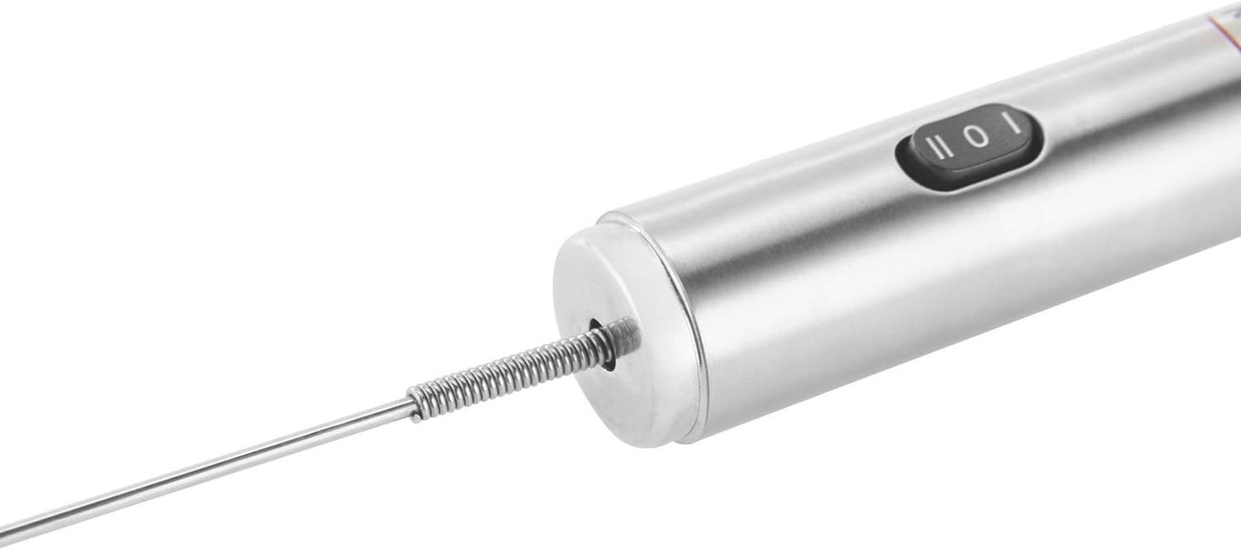 R&ouml;sle Stainless Steel Dual Speed Frother, round Handle, 10.5-Inch, Silver image number 3