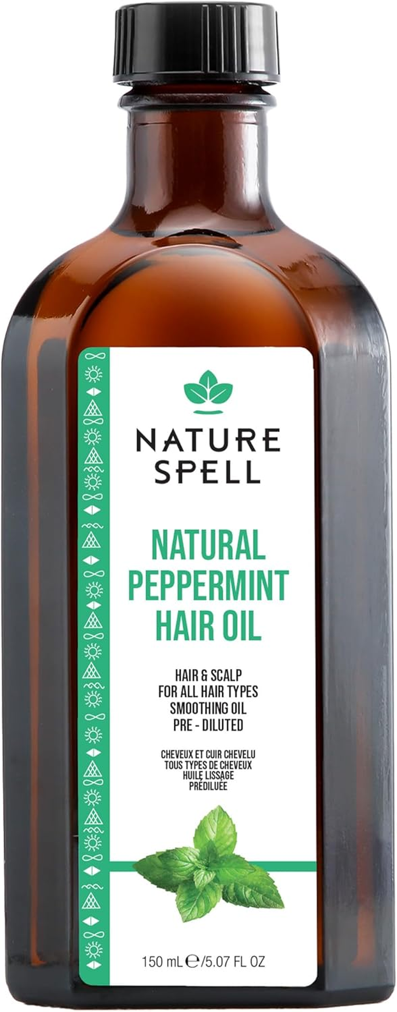 Nature Spell Peppermint Oil for Hair & Scalp, Pre-Diluted Cooling Oil to Refresh Roots and Support Stronger Strands, for All Hair Types, Vegan, 150Ml image number 5