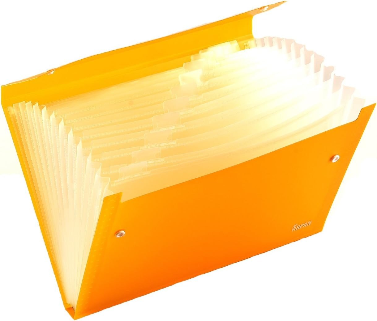 A4 Expanding File 13 Gusset Pocket Organiser Folder Wallet with Stud Wallet Stud Wallet Case (Purple) - Blue image number 2