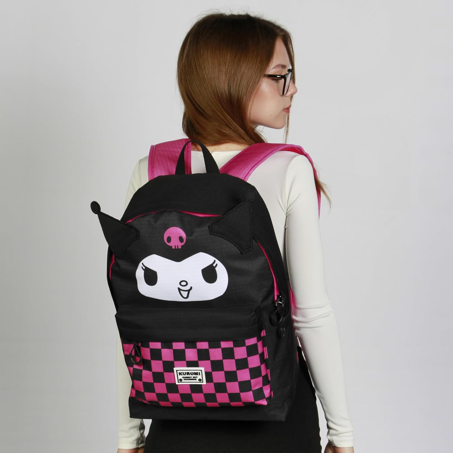 Karactermania Unisex Urban Fan Hs Backpack 2.2 Sanrio FAN HS Backpack 2.2 Vichy Pattern Backpack - Black image number 4