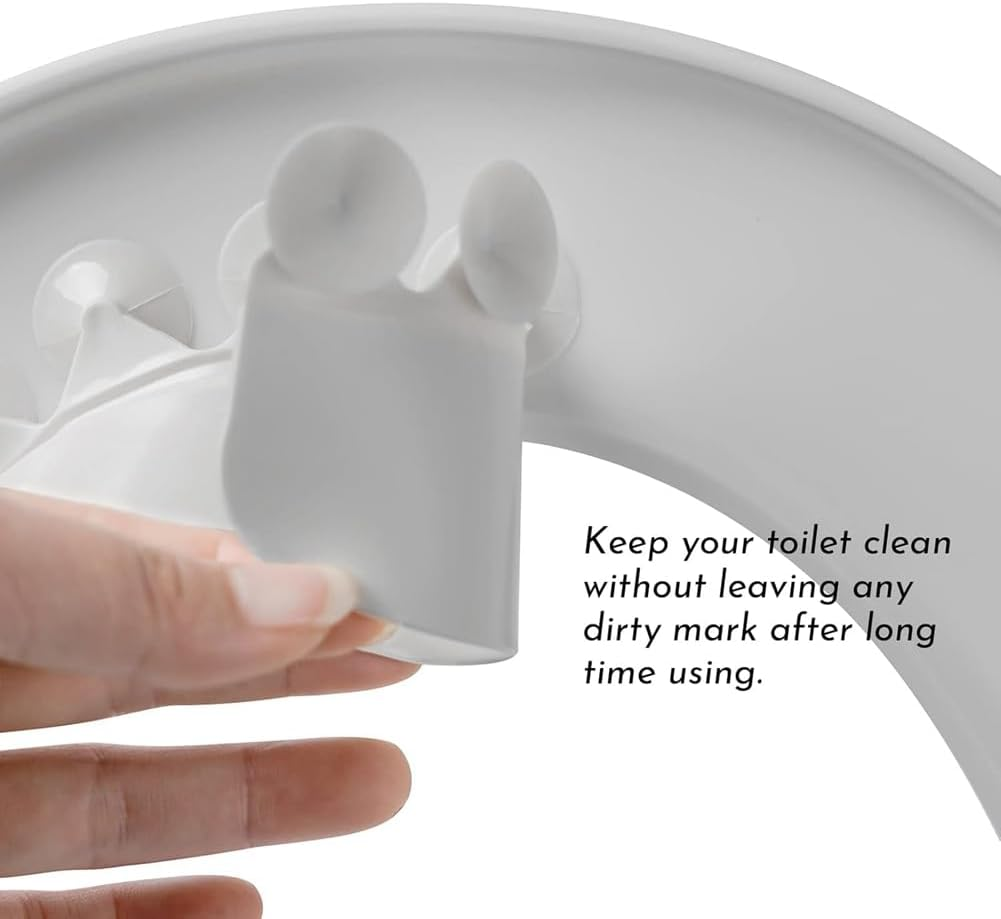 Universal Pee Deflector Toilet Splash Guard Prevents Kids and Adult from Peeing Splash (2 Pcs) for Toilet Seat Prevents Kids and Adult from Peeing Splash 2Pcs