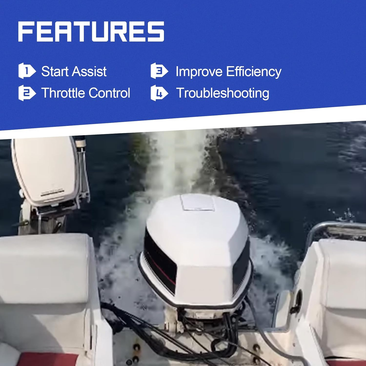 5007356 Fuel Primer Choke Solenoid for OMC Johnson Evinrude Replace# 5007356 5828665 397909 image number 6