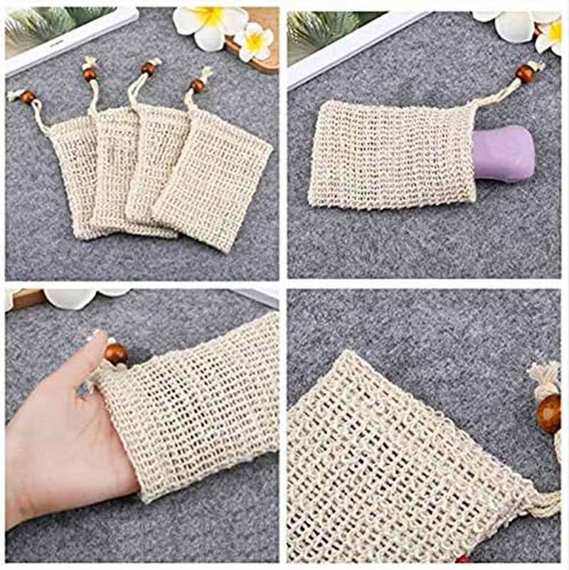 4X Soap Bag, Soap Bag Ramie, Organic Soap Bag, Soap Bag, Foaming and Dry Soap image number 3