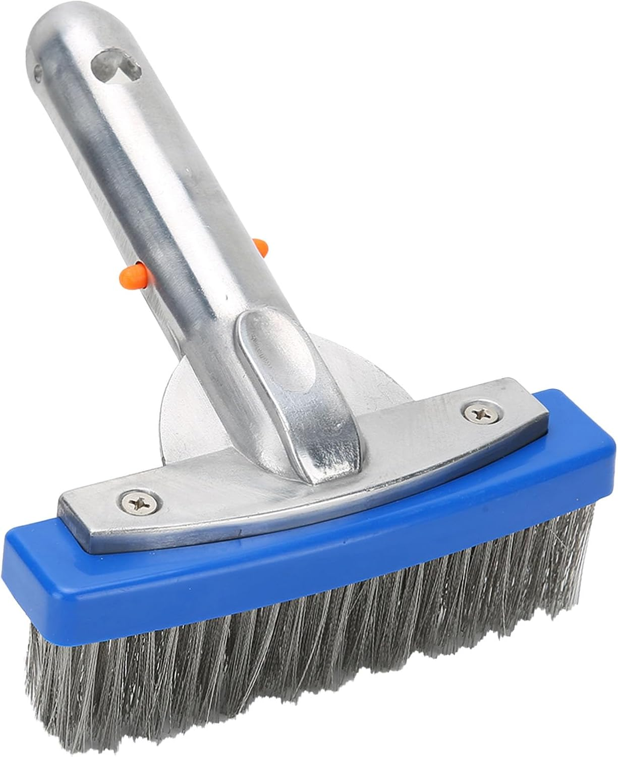 Heavy Duty Pool Brush, 5.5 Stainless Steel Bristles Pool Brush Swimming Pool Cleaner Brush with Handles for Pool Walls image number 5