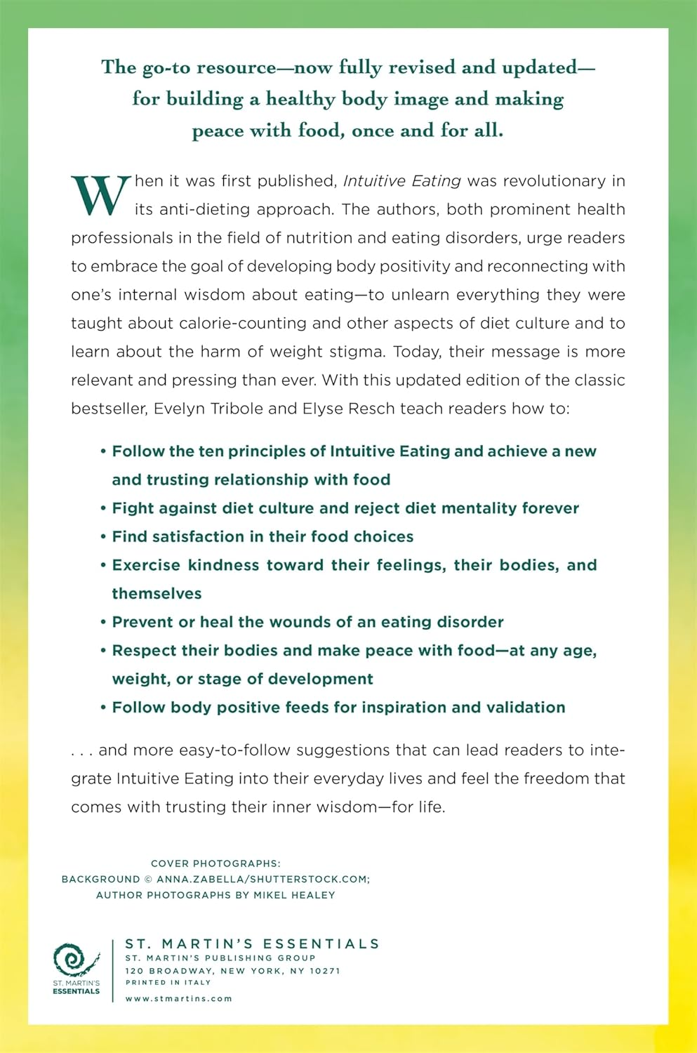 Intuitive Eating, 4Th Edition: a Revolutionary Anti-Diet Approach image number 1