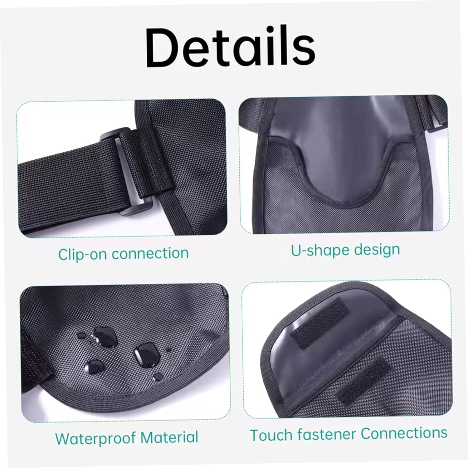 Ostomy Bag Covers with Adjustable Belt Waterproof Colostomy Bag Covers Washable for Men and Women Ileostomy- image number 6