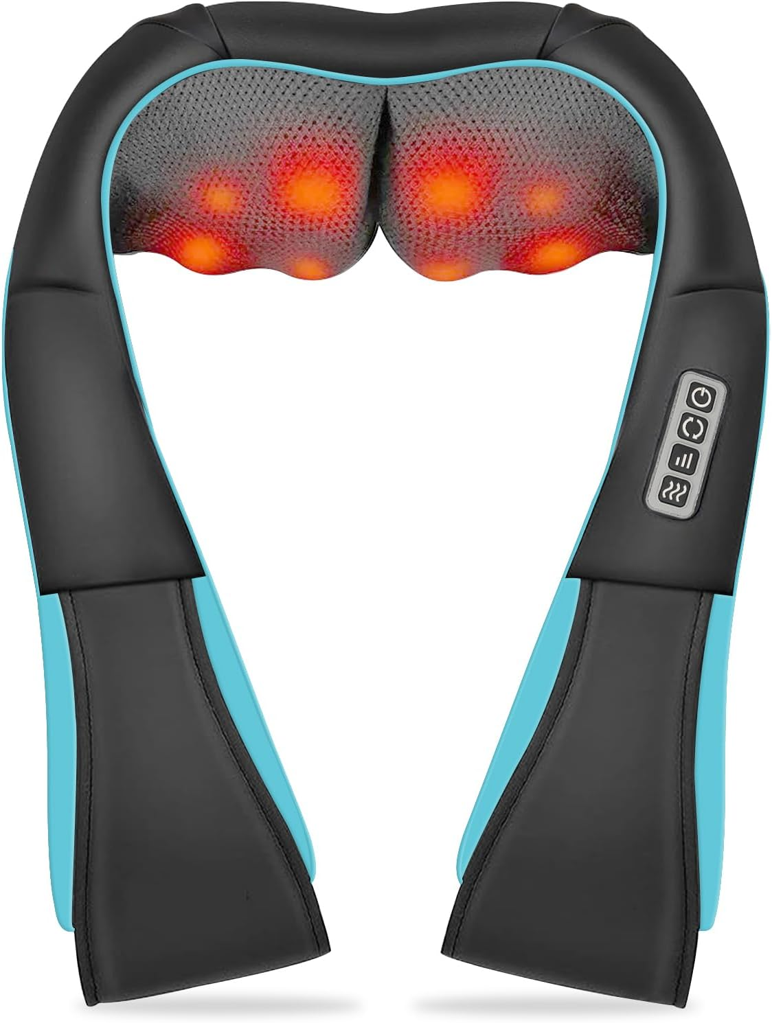 Airelax Shiatsu Neck and Back Massager with Heat - Deep Tissue Shoulder Massager, Electric Kneading Massage Pillow for Neck, Shoulder, Back Pain Relief, Home, Office & Car Use image number 6