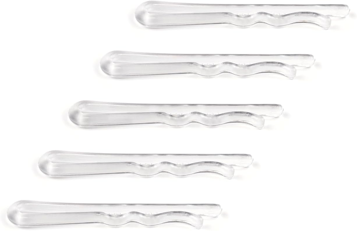 Scunci Clear Bobby Pins &ndash; 50-Pack Invisible Hair Pins for Secure Styling & Everyday Hold
