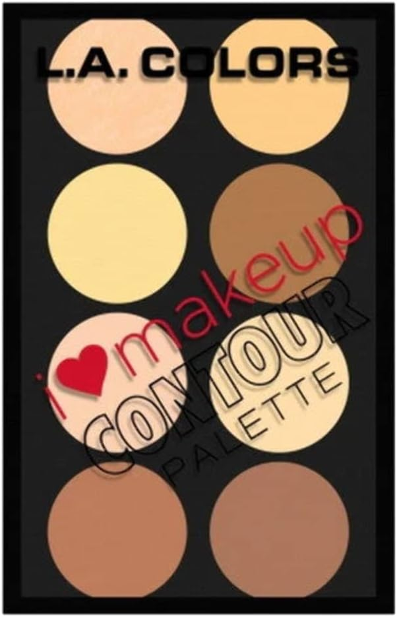 L. A. COLORS I Heart Makeup Contour Palette - Medium to Deep