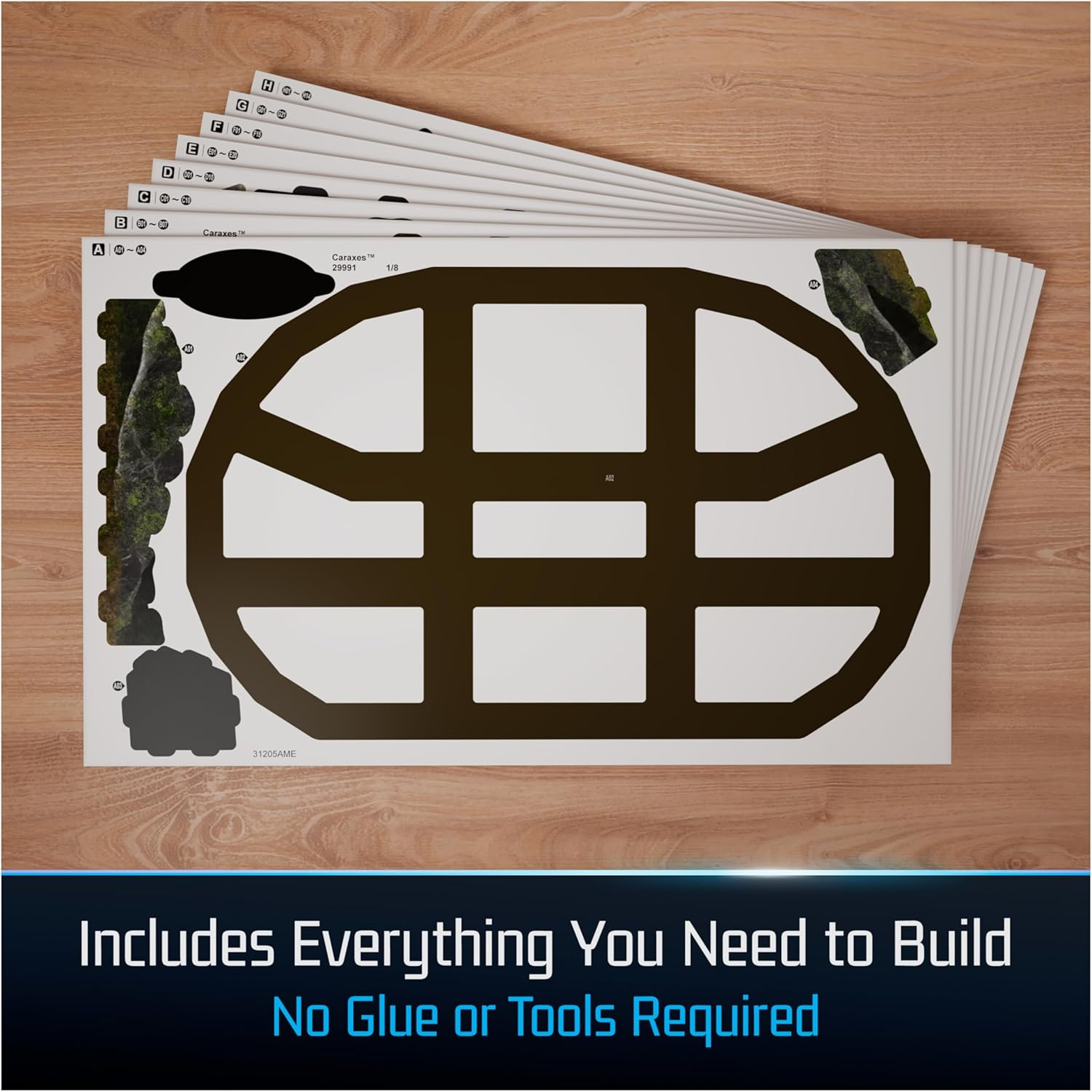 4D Build, House of the Dragon Caraxes Dragon 3D Model Kit 101 Pcs, Desk D&eacute;cor, Game of Thrones Puzzles for Adults, 3D Puzzles for Adults & Teens 12+ image number 2