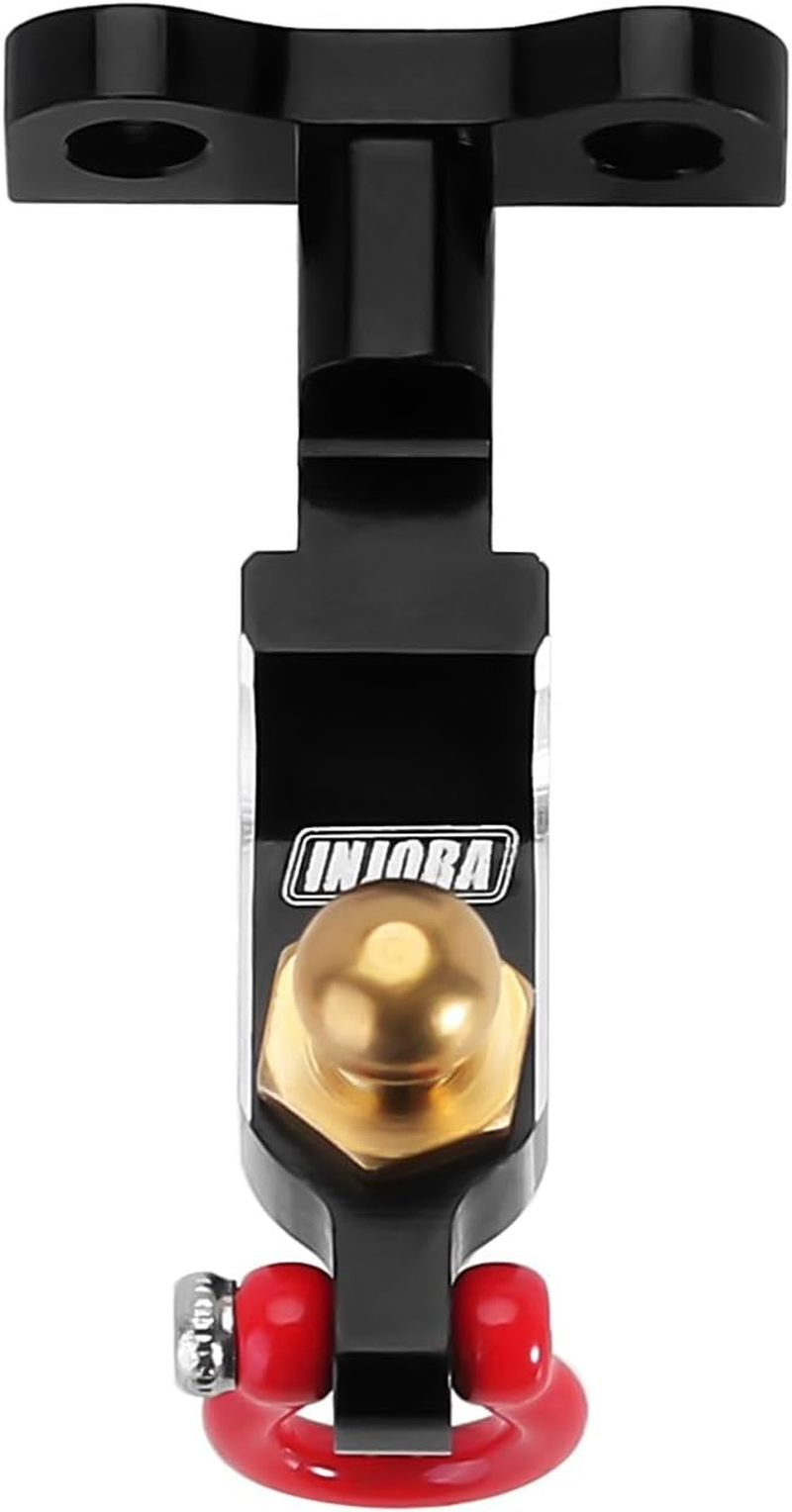 INJORA Drop Hitch Receiver CNC Aluminum Hitch for 1/18 RC Crawler TRX4M Upgrade,2Pcs image number 4