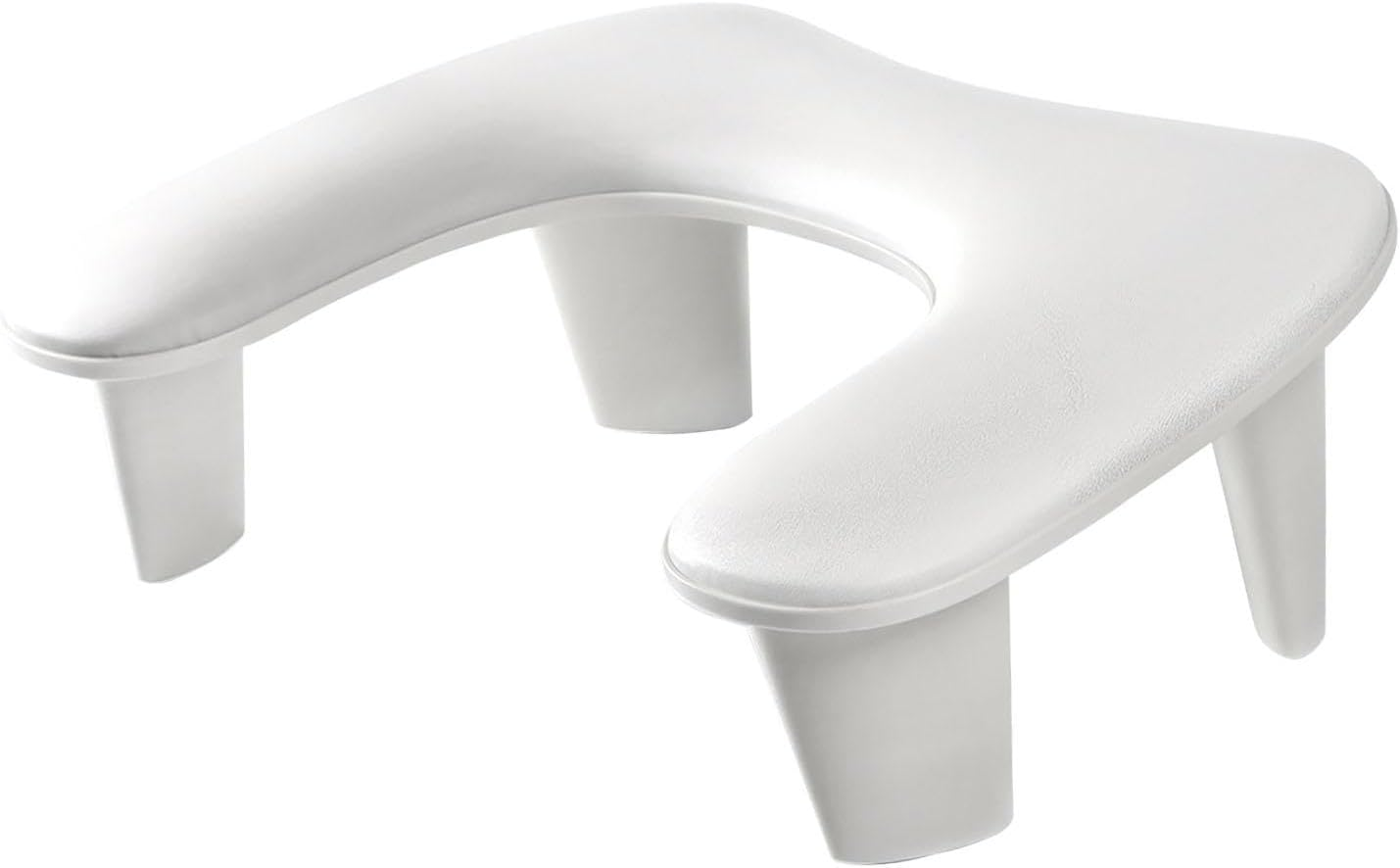 Amagogo PU Leather U Shaped Arm Rest Nail Hand Rest Nail Hand Pillow Professional Breathable Non Slip for Personal Salons Home DIY image number 4