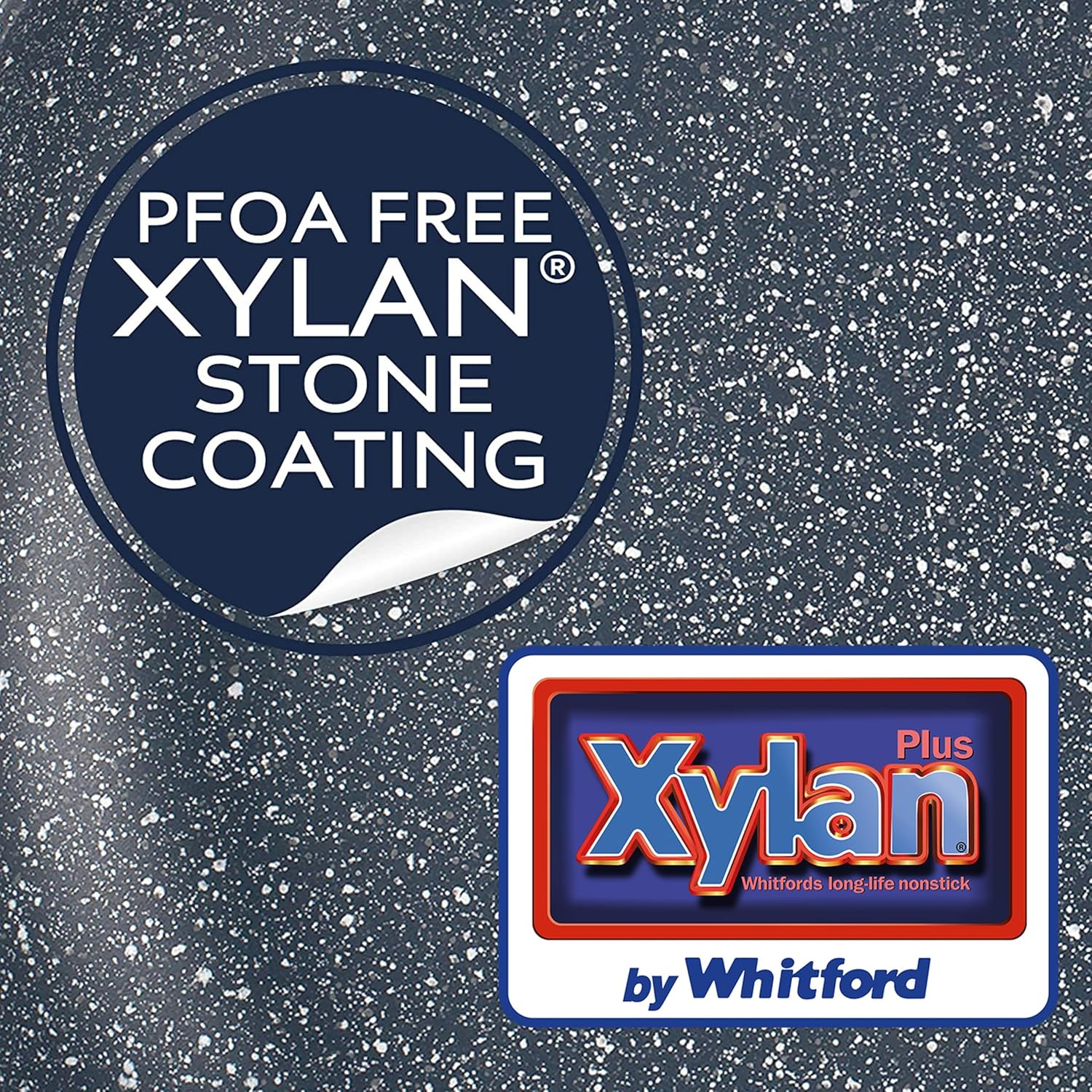 Russell Hobbs RH00995EU Nightfall Stone Cake Tin &ndash; Non-Stick round Baking Tray with Handles, Pfoa-Free Carbon Steel Bakeware, Easy Clean 10-Inch Cheesecake Pan, Straight Sided, Fixed Base, 26 Cm, Blue image number 5