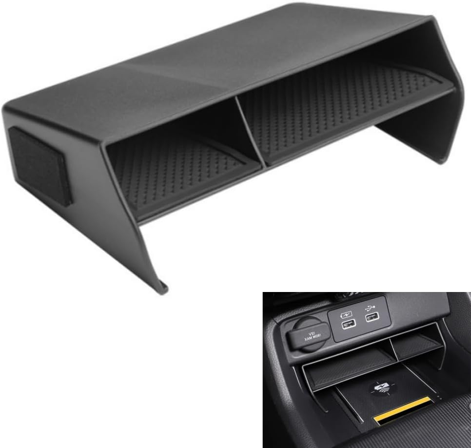 11Th Gen Civic Center Console Organizer Caddy Glove Storage Box Compatible with Honda Civic 2022 2023 2024 2025,Armrest Storage Box Insert Tray (Center Console Organizer) image number 6