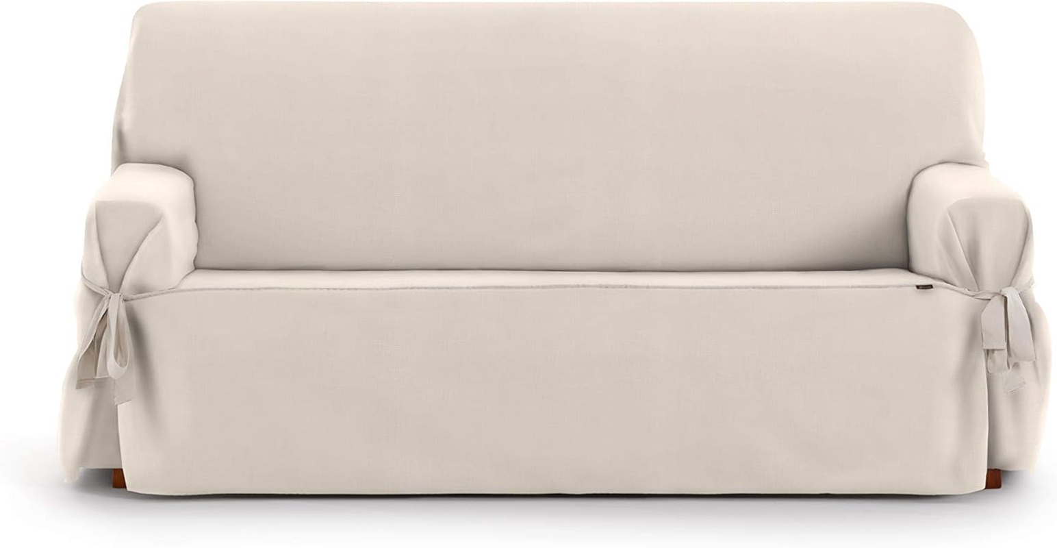 Eysa Levante Sofa Cover, Cotton, Beige, 180-230 Cm, 3 Seats image number 5