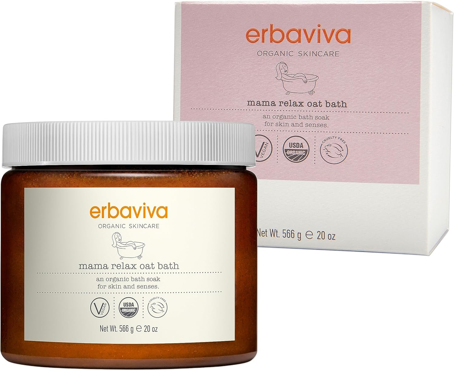 Erbaviva Mama Relax Oat Bath 566G image number 1