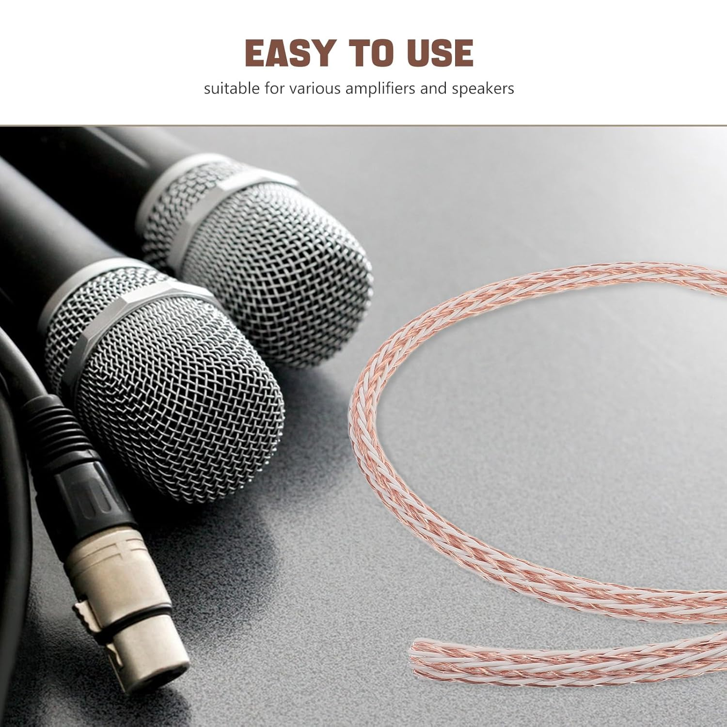 SWOOMEY Copper Speaker Wire High Fidelity Audio Cable 12Tc for Home Theater and Amplifier Sound System Hifi Surround or Auto Amps 1M image number 3