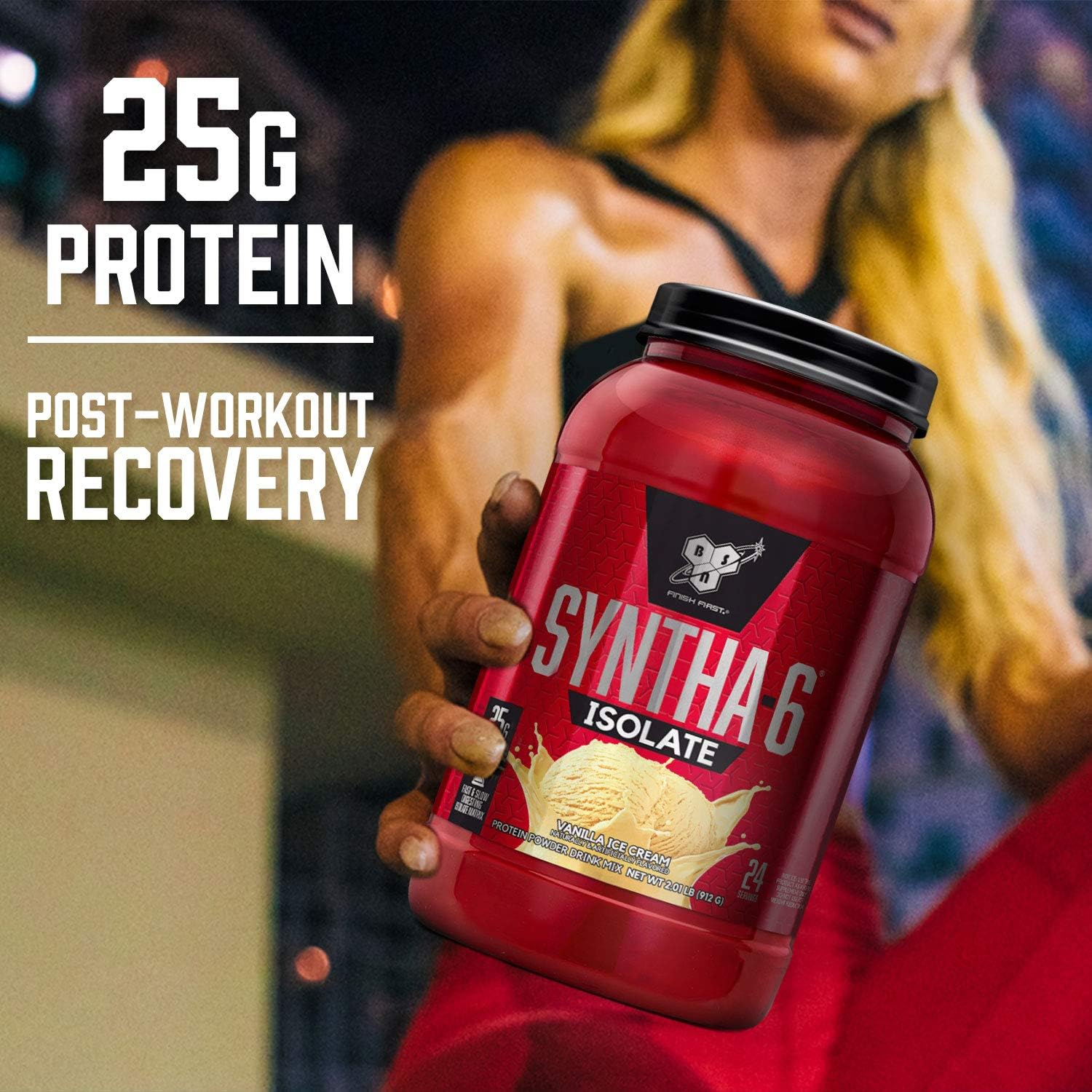 BSN Syntha 6 Isolate Chocolate Protein Powder Drink Mix 1.8 Kg, Peanut Butter Cookie image number 4