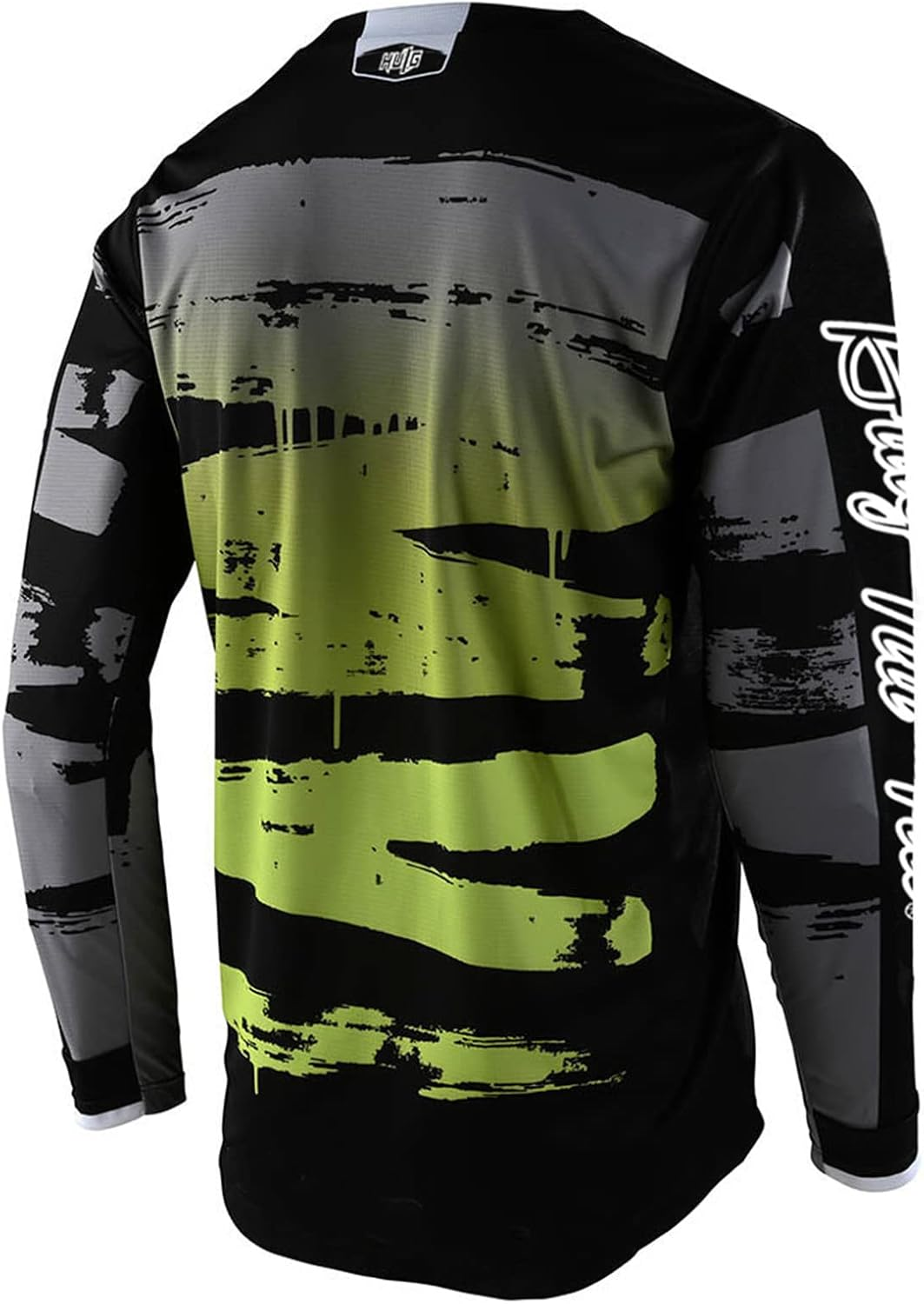HULG Men'S Cycling Jersey Mountain Bike Motocross Jersey Long Sleeve MTB T-Shirt Downhill Cycling Jersey Quick-Drying image number 3