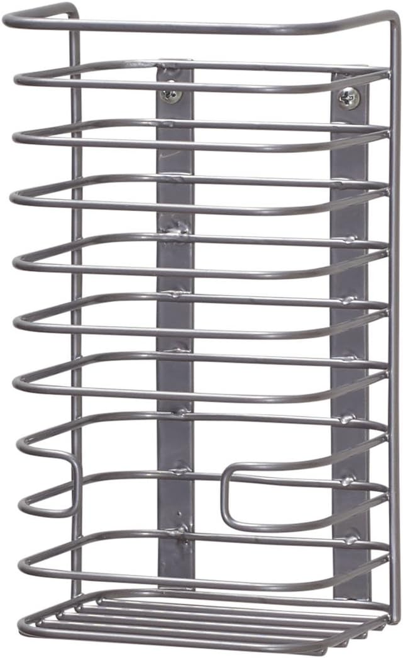 Household Essentials 1226-1 Kitchen and Bath under Sink Storage Basket Organizer - 13.3" Wide - Mounts to Cabinet Doors and Walls - Metal image number 4
