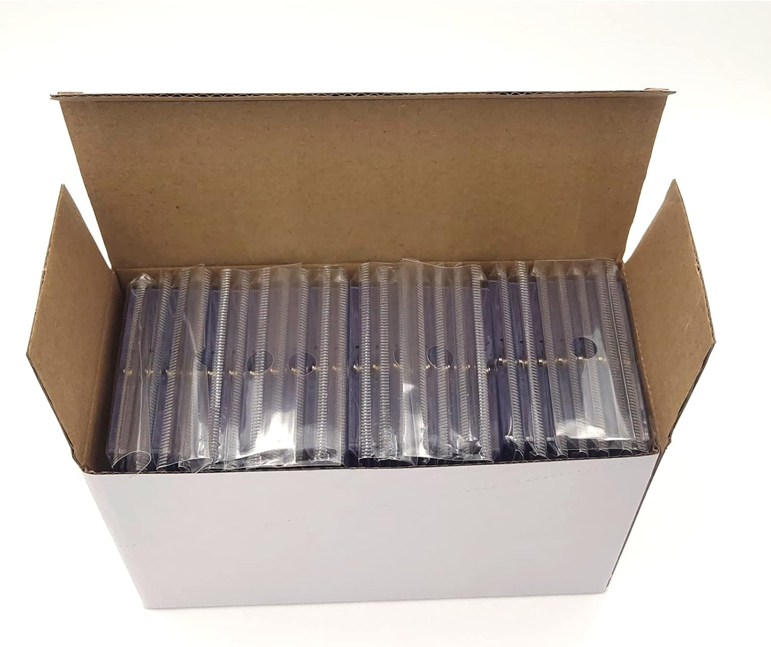 One Touch Magnetic 25 Pack Card Holder, Protective Sleeves for Trading & Sports Cards (25PC-SSR) image number 2