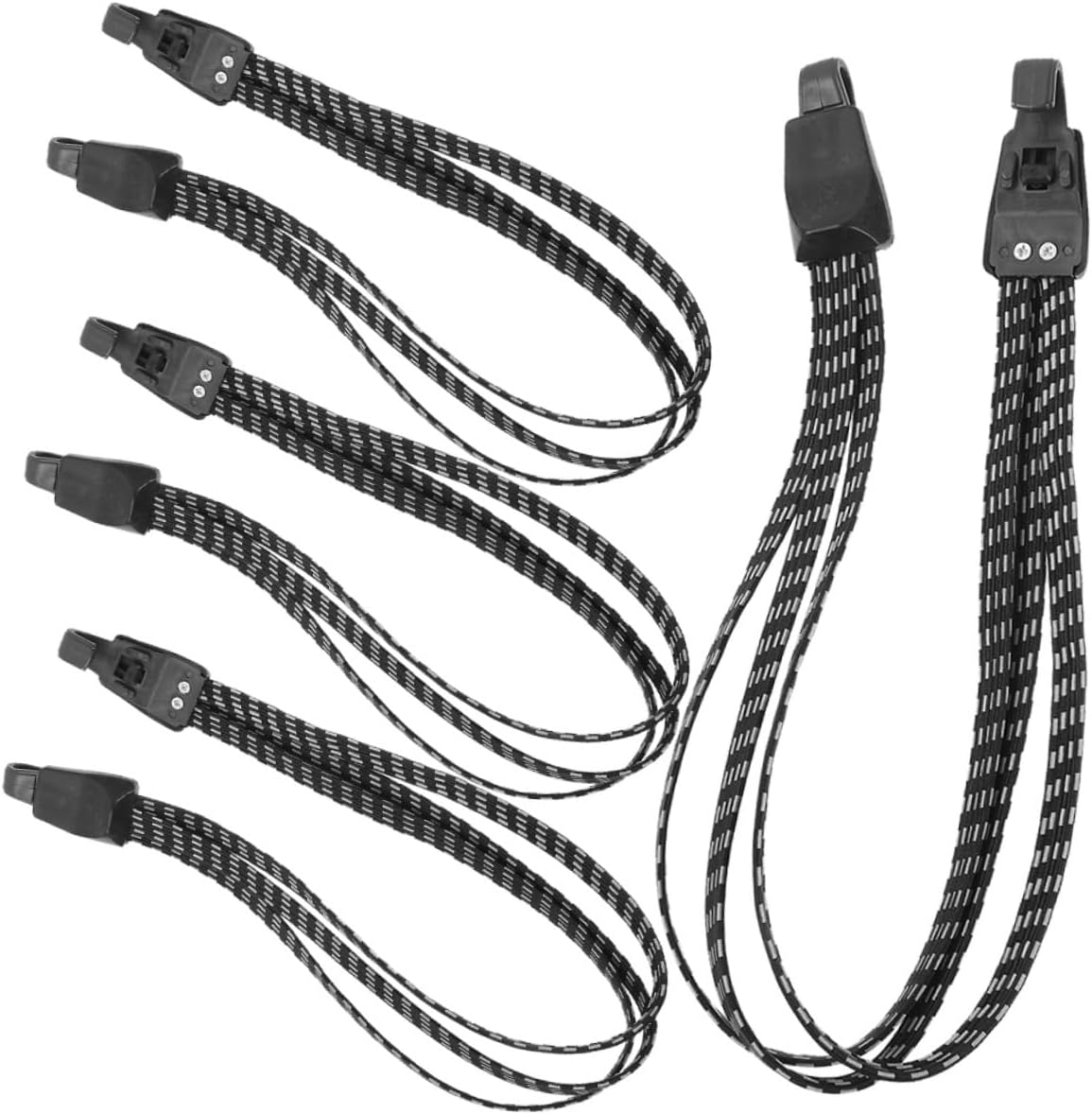 UPKOCH 4Pcs Bike Tie down Straps Heavy Duty Elastic Luggage Fix Straps for Mountain Bike Rack Adjustment Stable Cargo Lashing for Travel image number 5