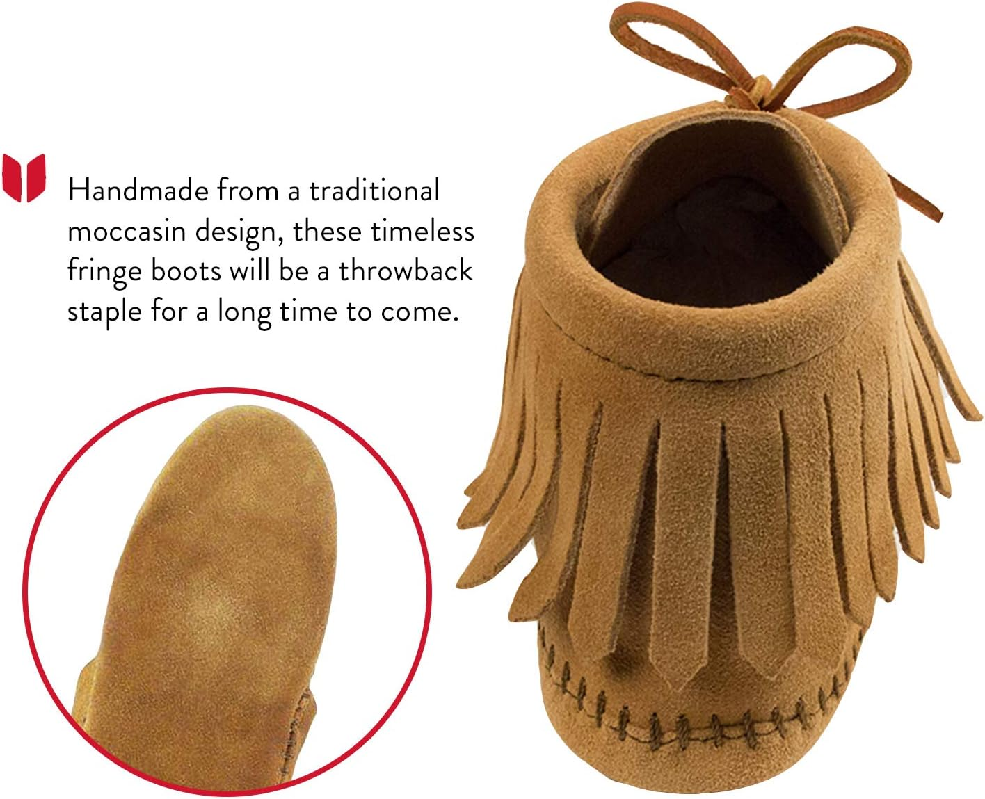 Minnetonka Women'S Classic Fringe Boot image number 4